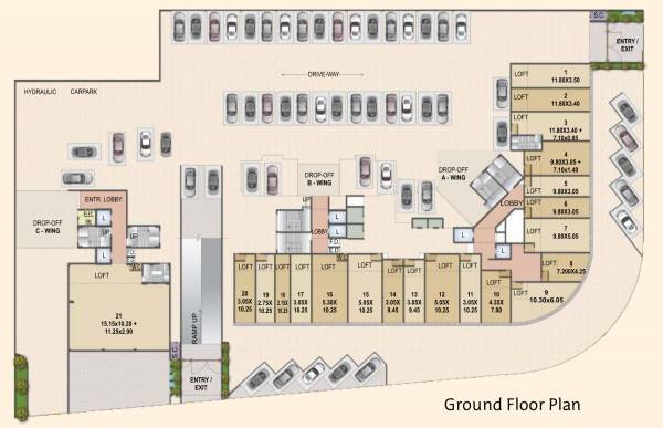 Images for Cluster Plan of Siddhivinayak Utopia C Wing