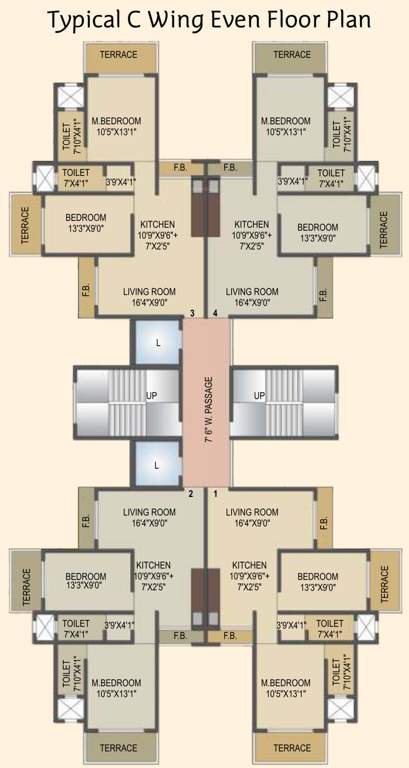 Images for Cluster Plan of Siddhivinayak Utopia C Wing