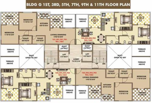 Images for Cluster Plan of ARV Ganga Kingston Building G
