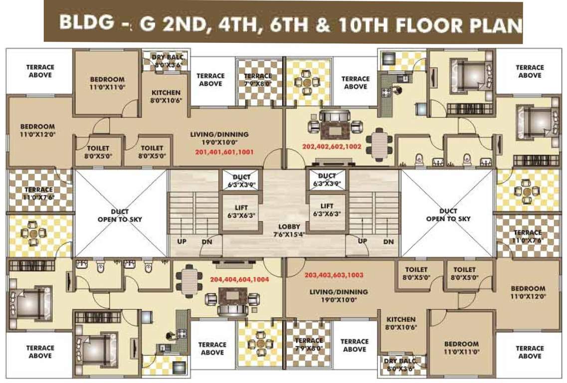 Images for Cluster Plan of ARV Ganga Kingston Building G