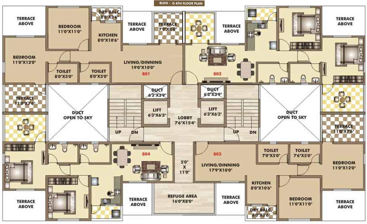Images for Cluster Plan of ARV Ganga Kingston Building G