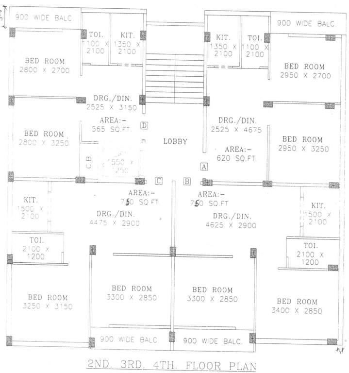 Images for Cluster Plan of Chinmay Ratna Apartment
