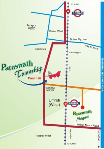 Images for Location Plan of Shreenath Parasnath Township Building 1 And 2