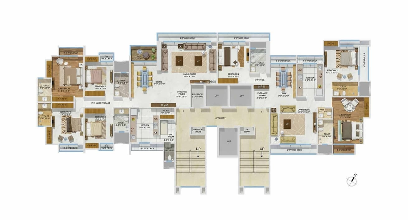 avalon phase 2 Tower B Cluster Plan