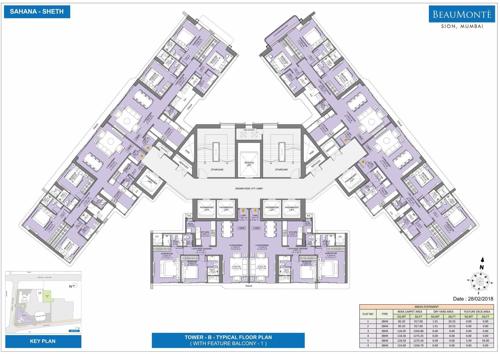 Images for Cluster Plan of Sheth Beaumonte Tower B Phase 1 Building No 10
