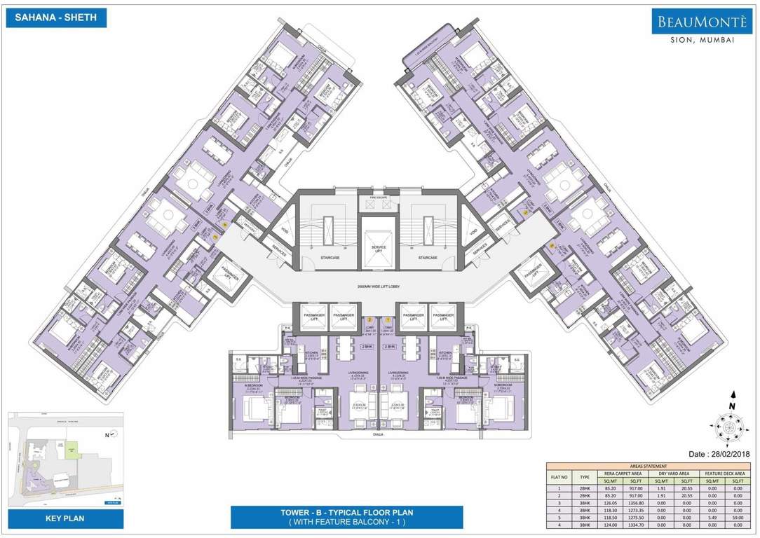 Images for Cluster Plan of Sheth Beaumonte Tower B Phase 1 Building No 10