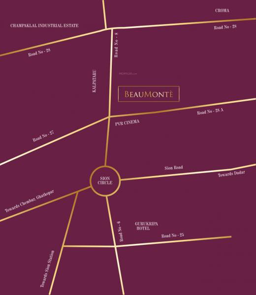 Images for Location Plan of Sheth Beaumonte Tower B Phase 1 Building No 10