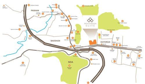  elite Images for Location Plan of Prathmesh Elite