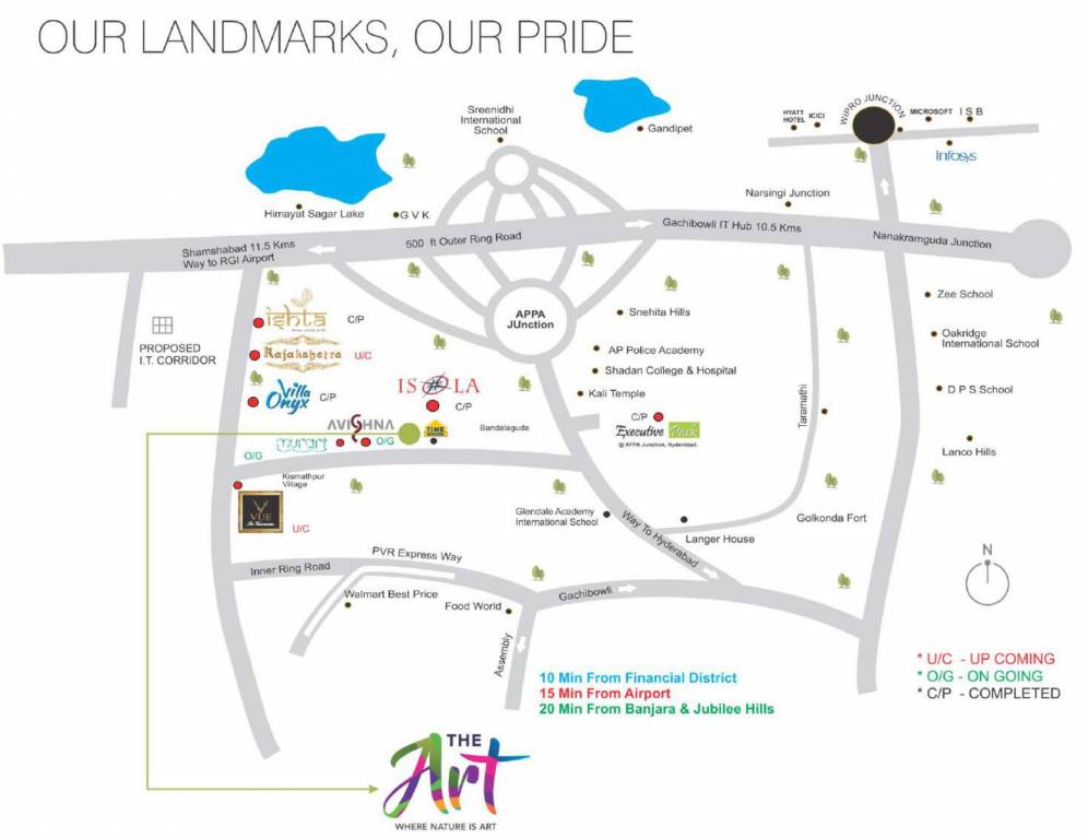  the art Location Plan