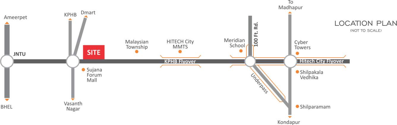  signature Images for Location Plan of Vasavi Signature