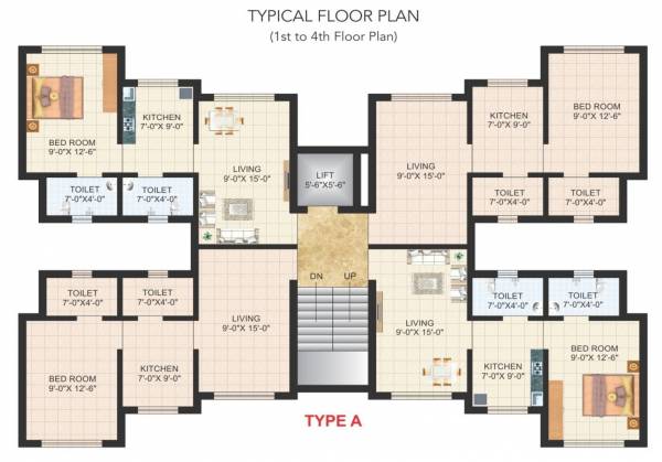  dream-city-phase-2 Building No 13 Cluster Plan