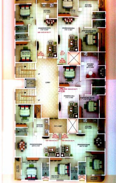  paradise Kamal Paradise Cluster Plan