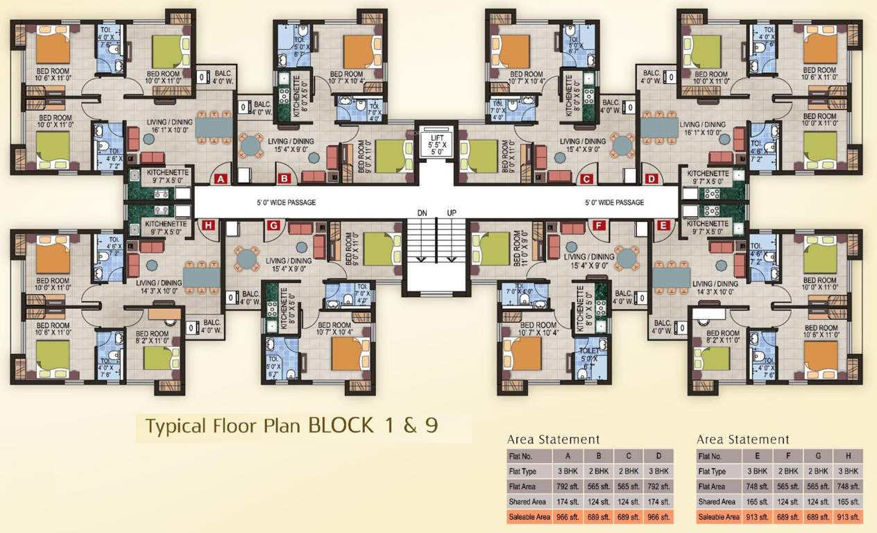  fantasia phase i Block 1 st And 9th Cluster Plan