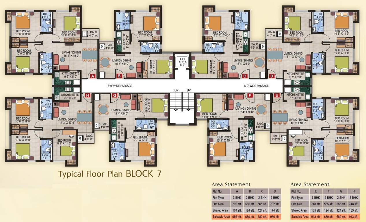  fantasia phase i Block 7 Cluster Plan
