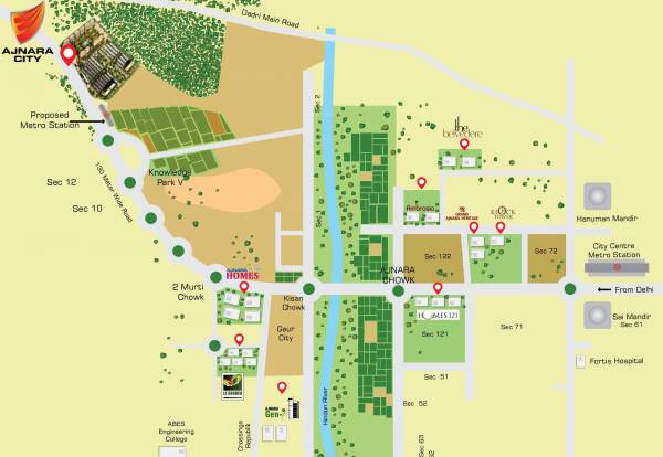 Images for Location Plan of Ajnara Olive Greens