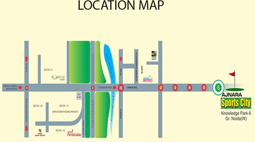 Images for Location Plan of Ajnara Olive Greens