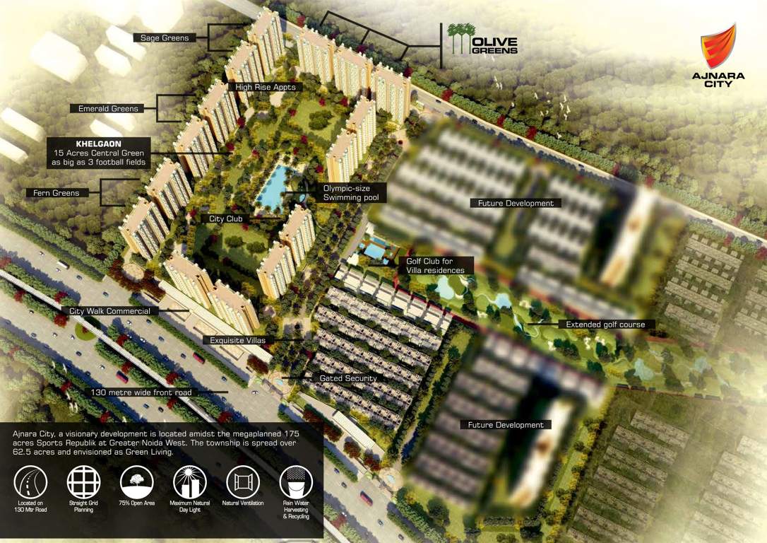 Images for Elevation of Ajnara Olive Greens