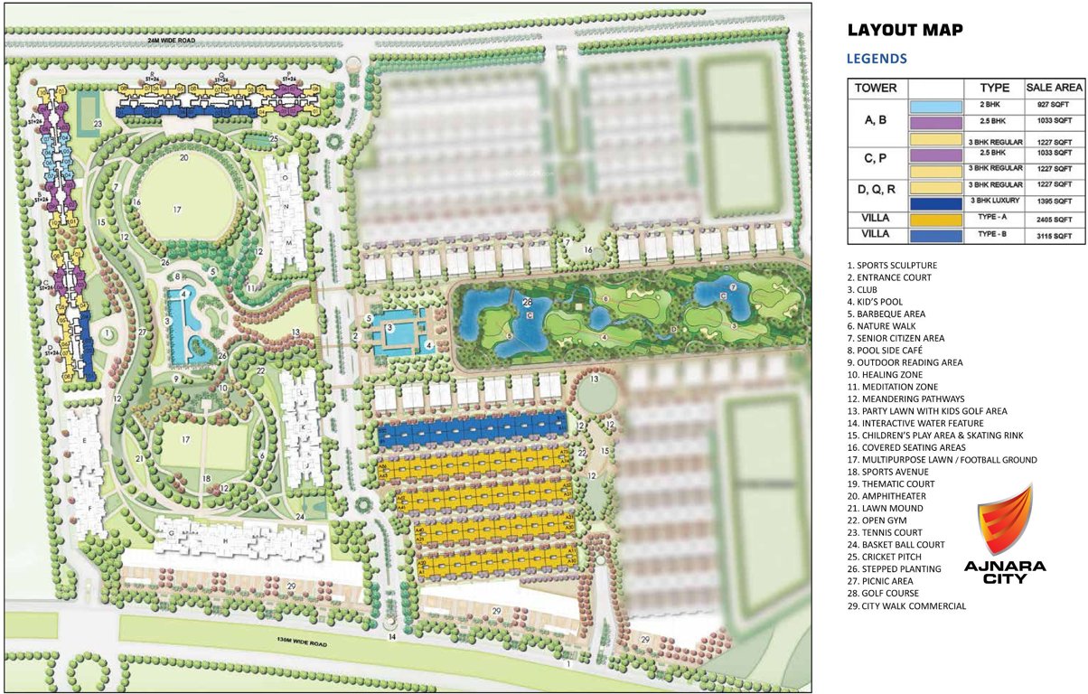 Images for Master Plan of Ajnara Olive Greens