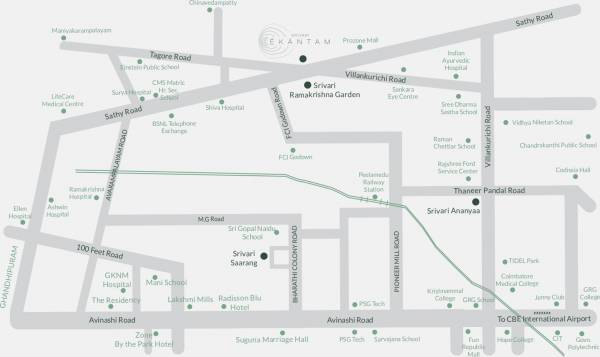 Images for Location Plan of Srivari Ekantam Images for Location Plan of Srivari Ekantam