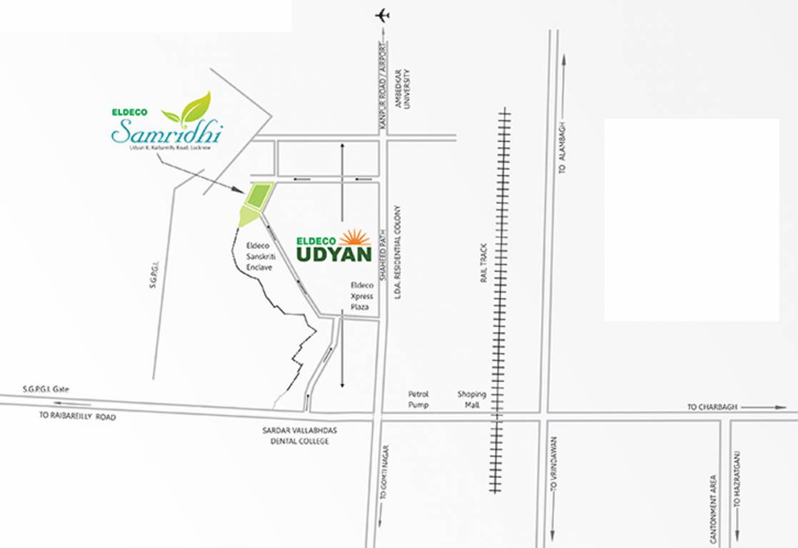 Images for Location Plan of Eldeco Samridhi Plot