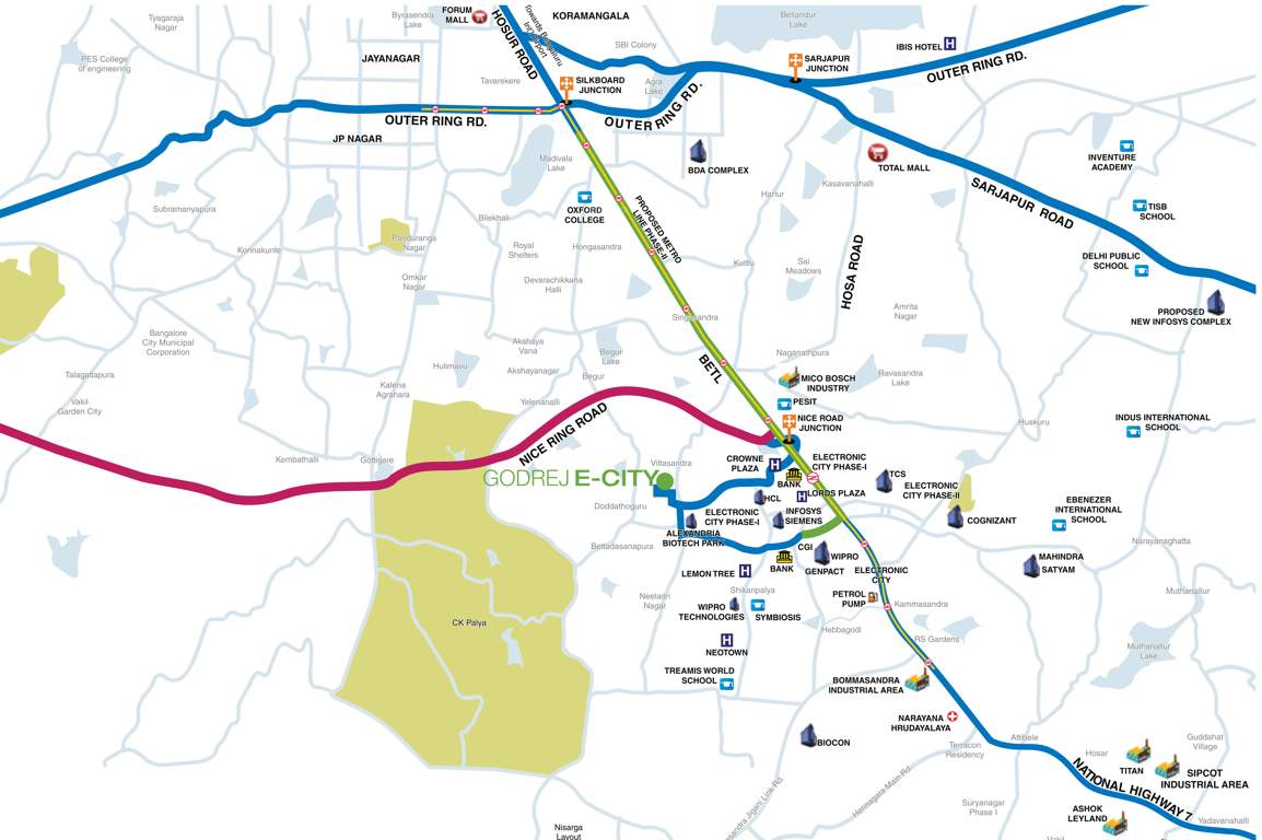  e city phase 2 Location Plan