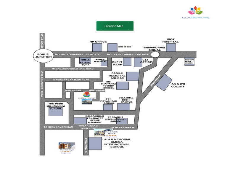 pristine Location Plan