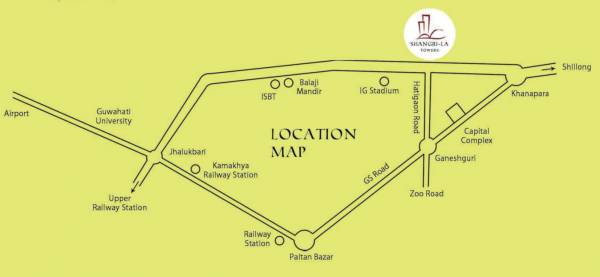  shangri-la-towers Location Plan