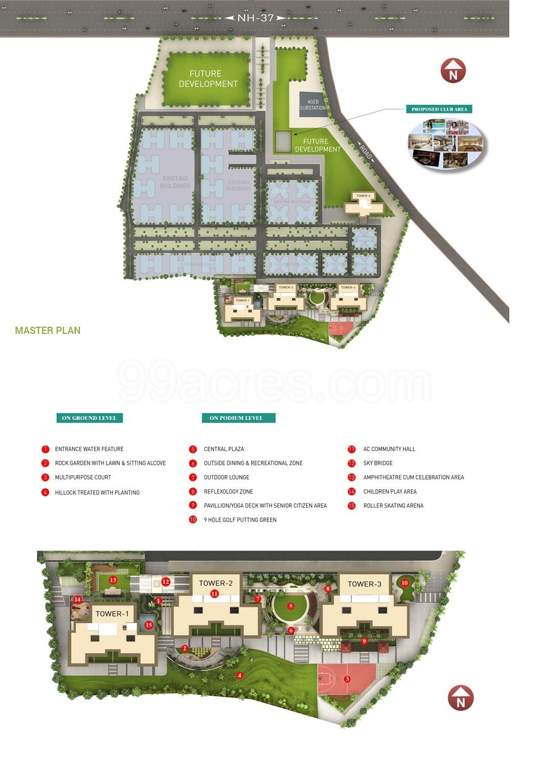  shangri la towers Master Plan