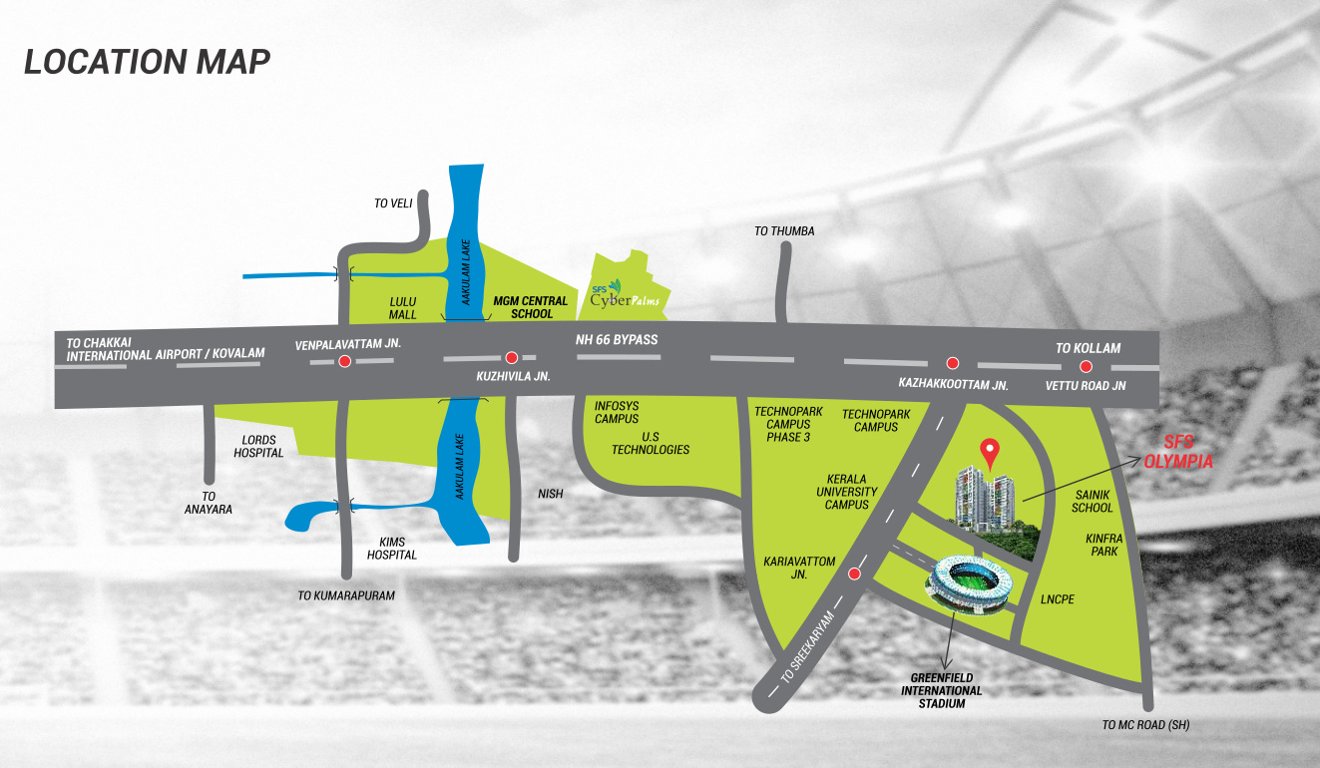 olympia Location Plan