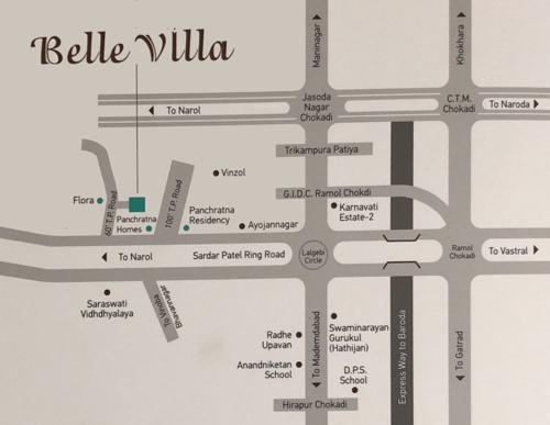 Images for Location Plan of Ishwar Belle Villa Bungalow
