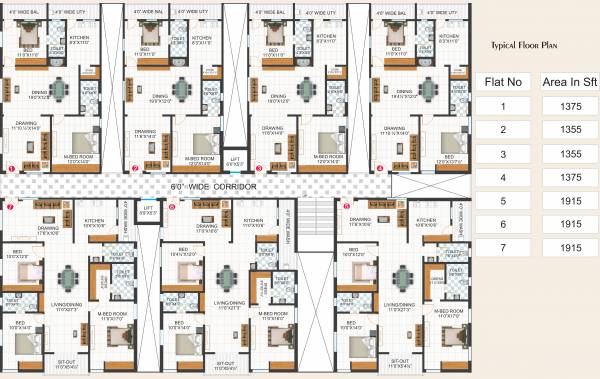 Images for Cluster Plan of Pratyusha Hill View Residency