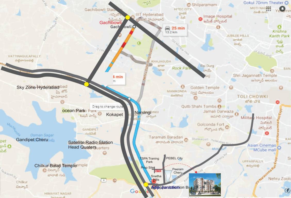 Images for Location Plan of Pratyusha Hill View Residency