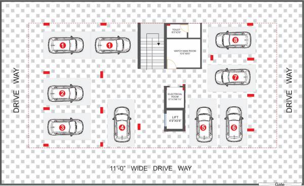 Images for Cluster Plan of Pratyusha Jyothi Residency