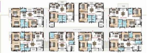  sunrise-apartments Typical Floor Plan for Block A