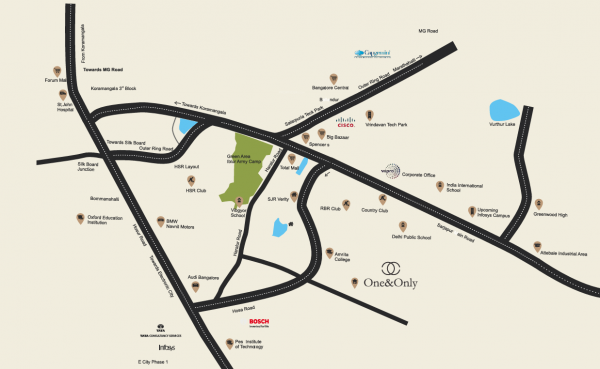  santhrupthi-phase-1 Location Plan