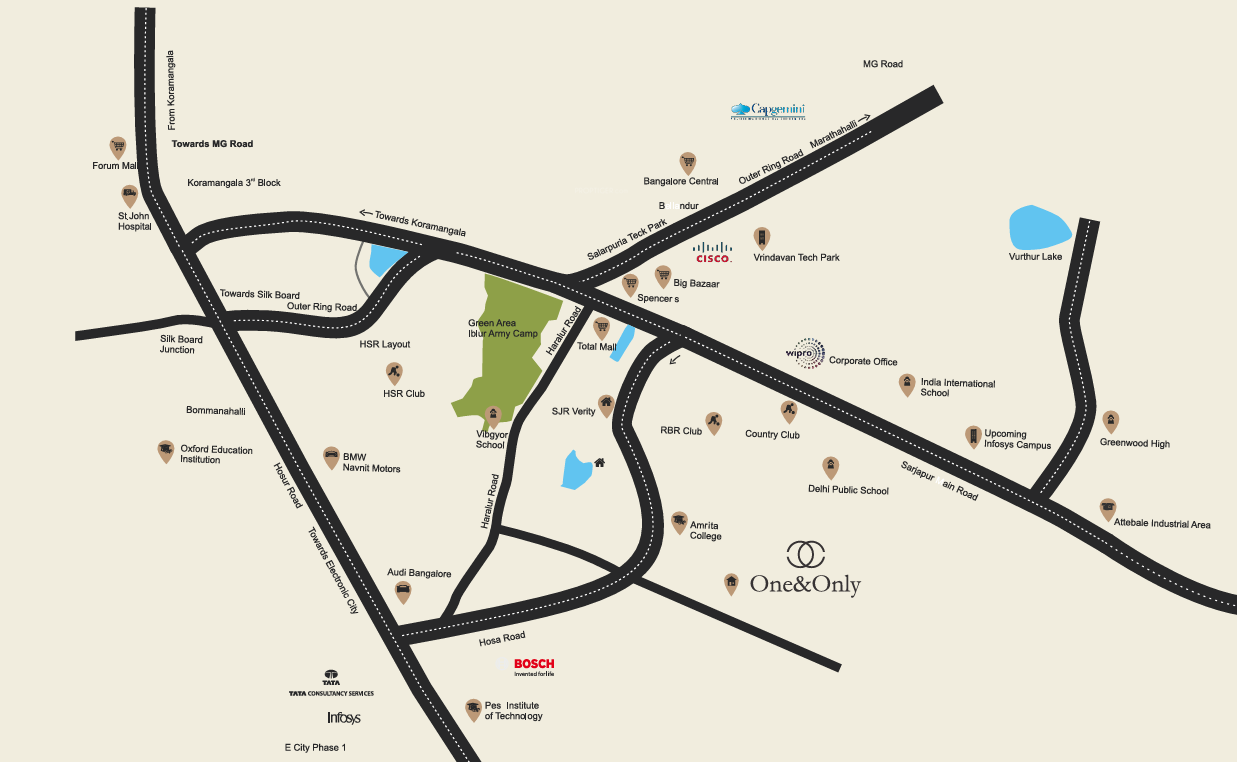  santhrupthi phase 1 Location Plan
