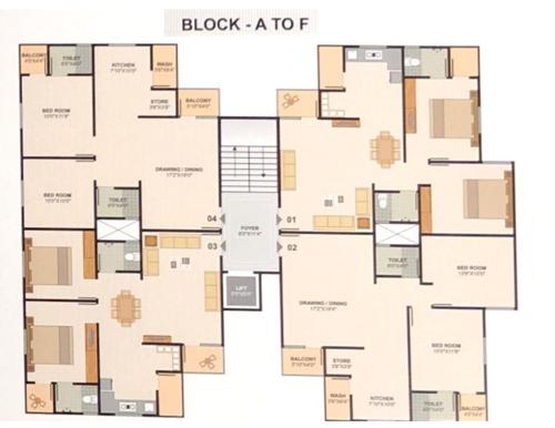 Images for Cluster Plan of Ishwar Panchratna Flora