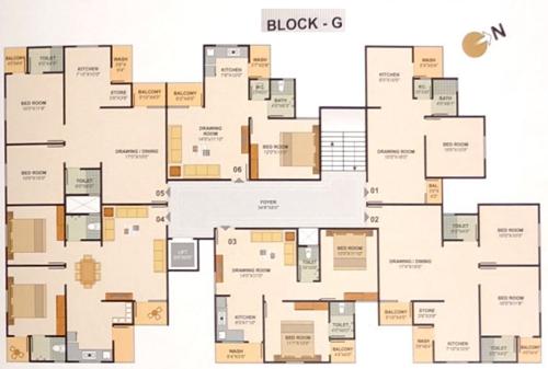 Images for Cluster Plan of Ishwar Panchratna Flora