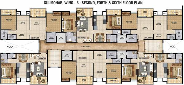 Images for Cluster Plan of Ashoka Gulmohar A B C Bldgs