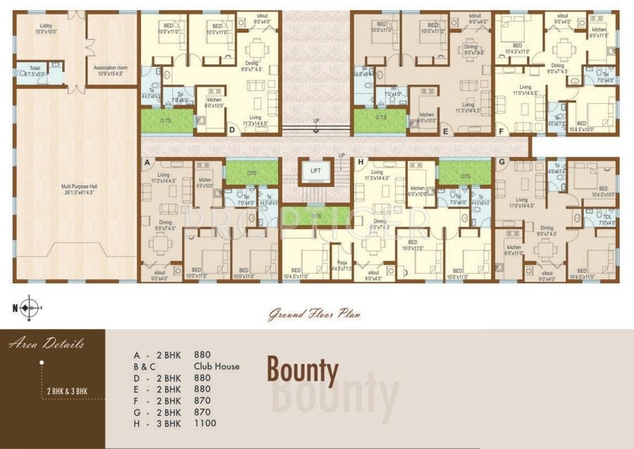Images for Cluster Plan of Rajarathnam Royal Grande