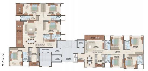  the-luxe-towers-building-i-and-j The Luxe Towers- Building J Cluster Plan