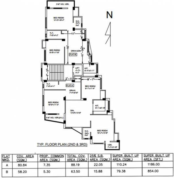 Images for Cluster Plan of Nirman Pramita Apartment