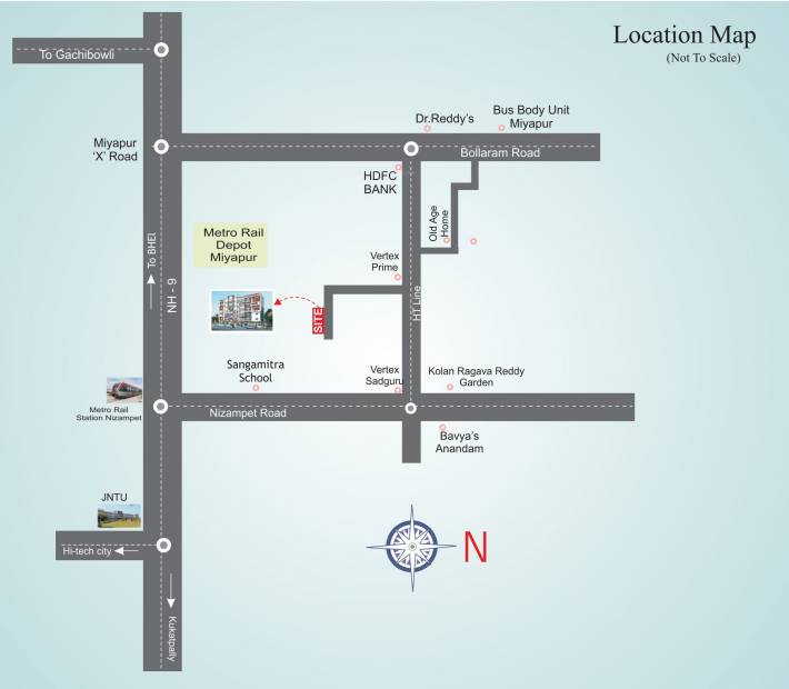 Images for Location Plan of Pratyusha Sree Rama Residency