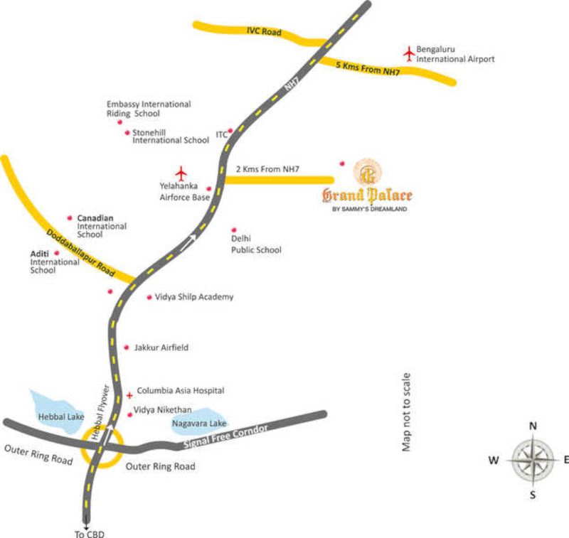 grand palace Location Plan