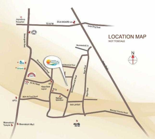 serenity Location Plan