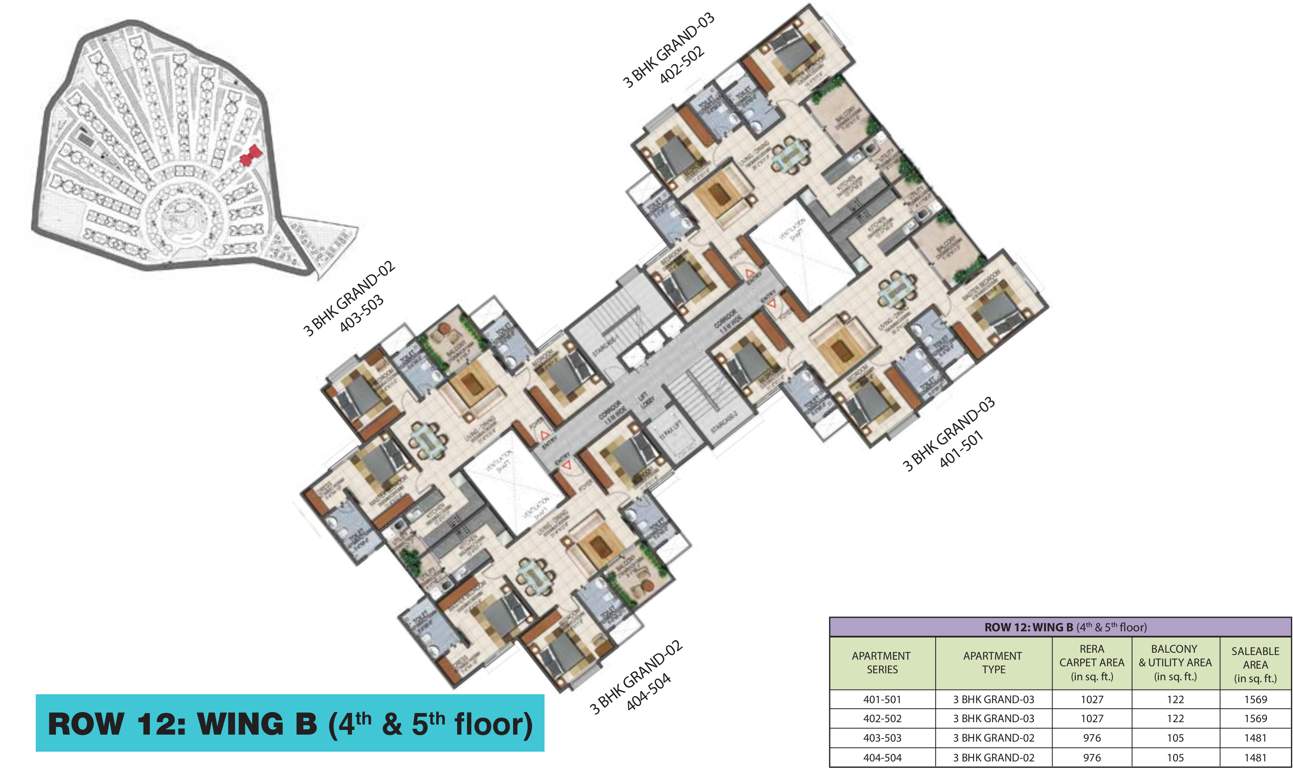  adora de goa Images for Cluster Plan of Provident Adora De Goa 1 Balinese Residences