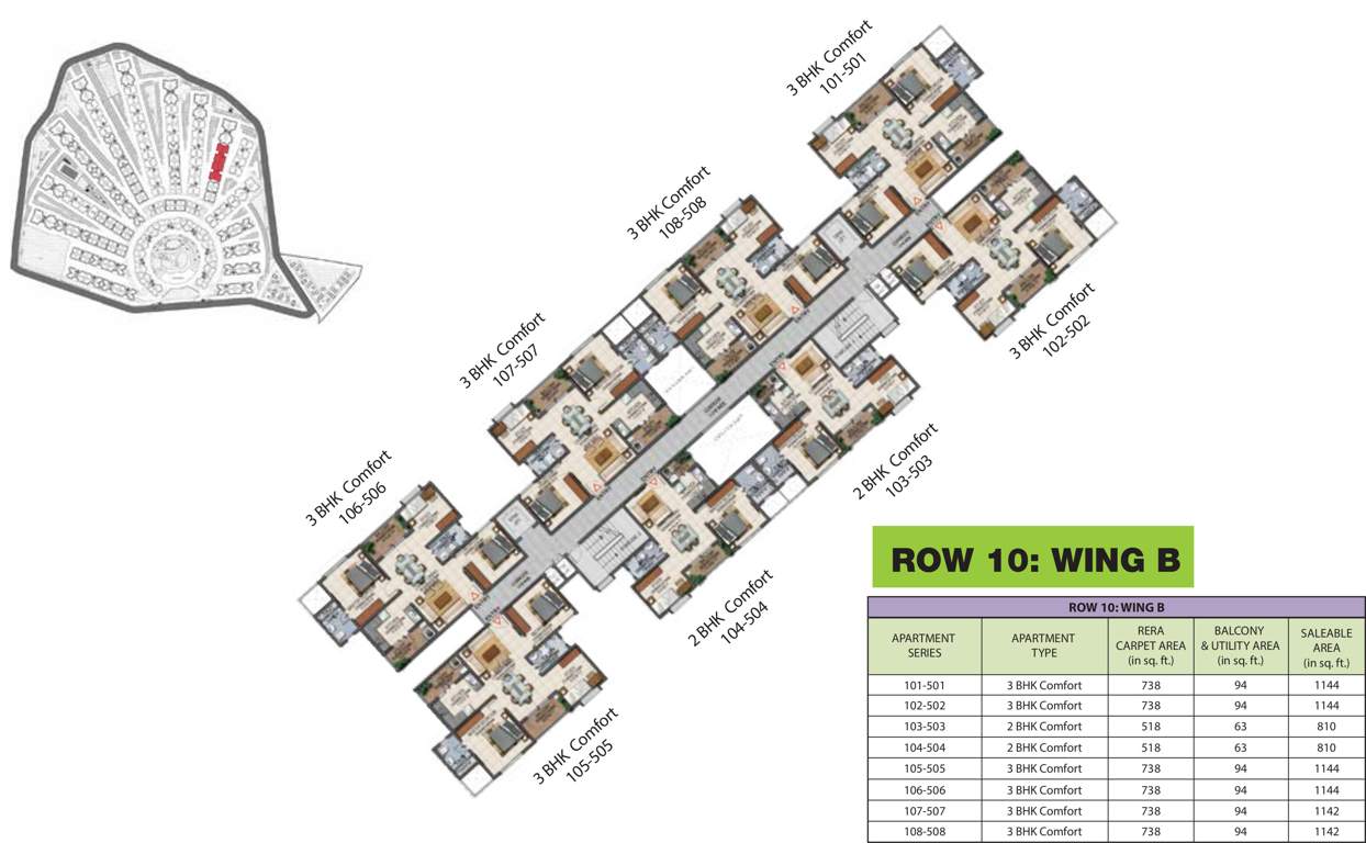  adora de goa Images for Cluster Plan of Provident Adora De Goa 1 Balinese Residences