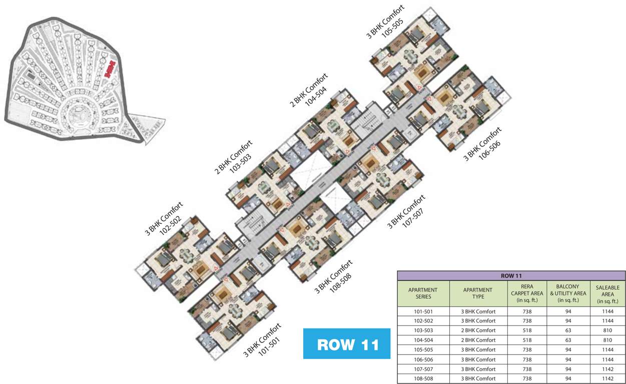 adora de goa Images for Cluster Plan of Provident Adora De Goa 1 Balinese Residences
