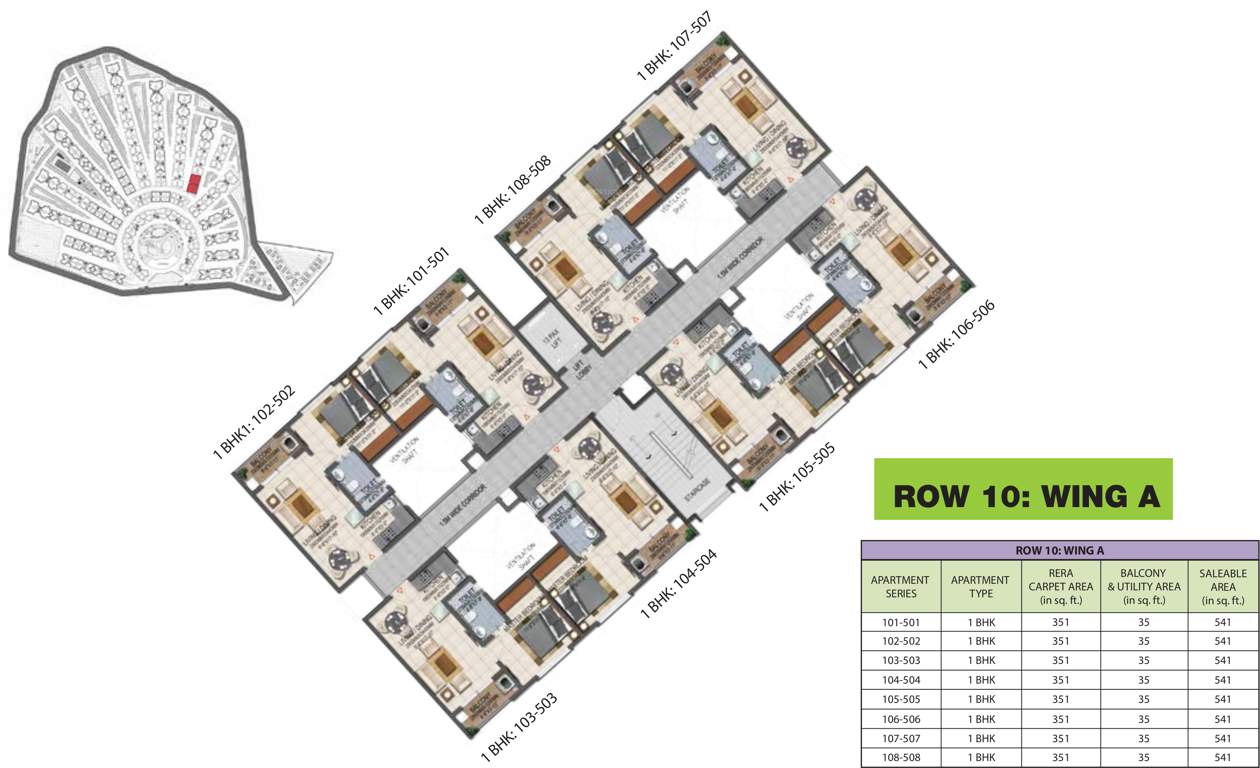  adora de goa Images for Cluster Plan of Provident Adora De Goa 1 Balinese Residences