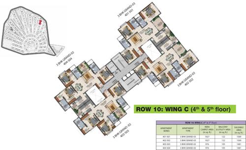  adora-de-goa Images for Cluster Plan of Provident Adora De Goa 1 Balinese Residences